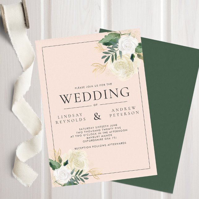 Invitación romántica a matrimonio Purpurina y Rubo (Subido por el creador)