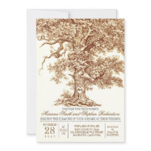 Invitación romántica a una boda rústica