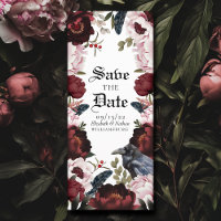 Romántica avenida de acuarela gótica salva la fech