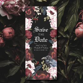 Invitación Romántica avenida de acuarela gótica salva la fech