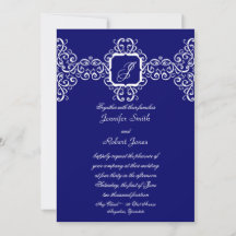 Invitación romántica blanca de la boda del
