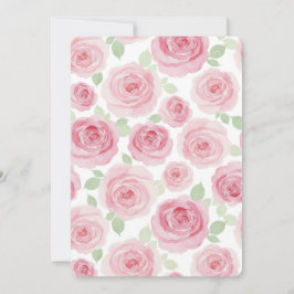 Invitación Romántica de Rosa