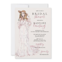 Romántica ducha de novia bohemiana