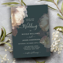 Romántica floral elegante matrimonio en flor