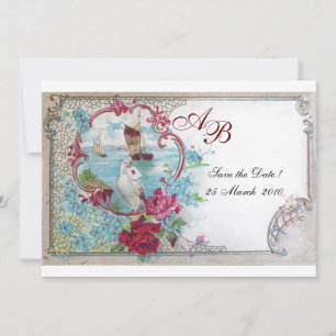 INVITACIÓN ROMANTICA MONOGRAM