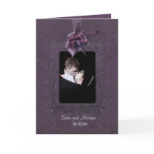 Invitación romántica oscura de la boda