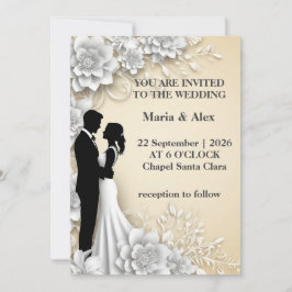 ✨ Invitación Romántica para Celebración de Boda ✨