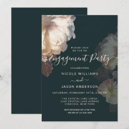 Invitación Romántico Blooms Floral Elegante Partido de Compro