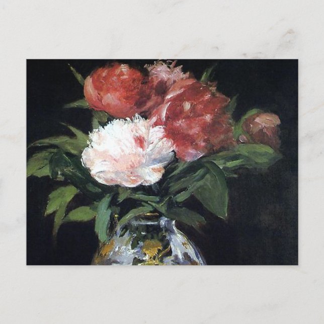 Invitación Romántico Bouquet de Rosas postal de novias (Anverso)