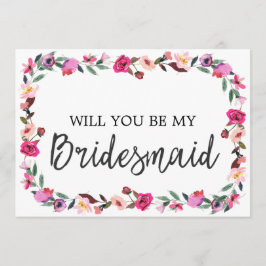 Invitación Romántico cuento de hadas serás mi dama de honor