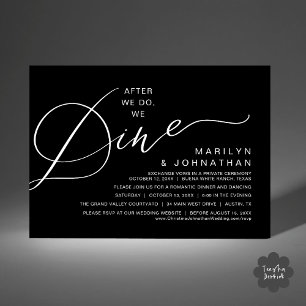 Invitación Romántico Después De Que Lo Hagamos, Nosotros Cend