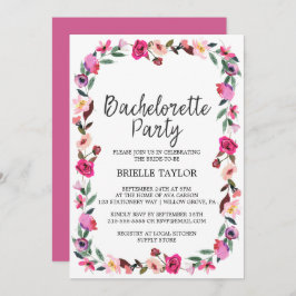 Invitación Romántico Fairytale Wreath Bachelorette