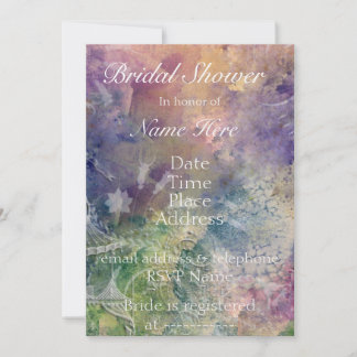 Invitación Romántico Gazebo y Swils Bridal Shower