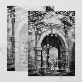 Invitación Romántico Gótico de las luces Bodas de Arco Salven