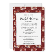 Romántico Roses Roses Floral Bridal Shower