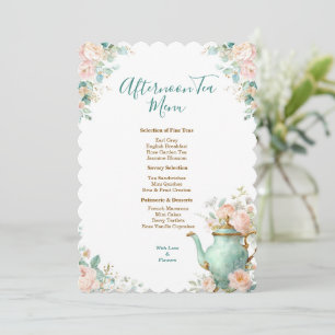 Invitación Romántico Shabby Chic Fiesta de Rosas Florales Vin