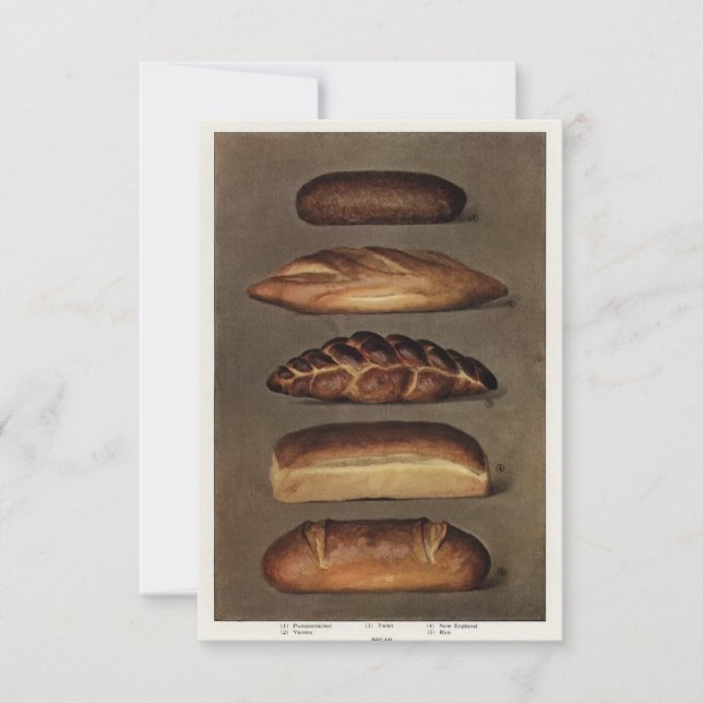 Invitación Romper el pan para Acción de Gracias y Día de Amis (Anverso)