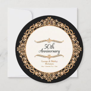 Invitación Ronda de celebración del 50° Aniversario del Boda