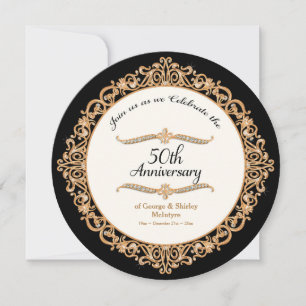 Invitación Ronda de celebración del 50° Aniversario del Boda