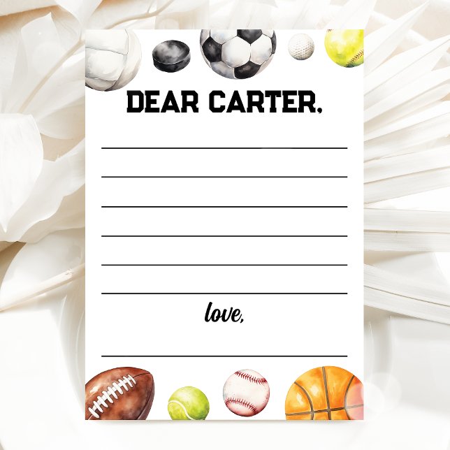 Invitación Rookie Year Sports Birthday Time Capsule Card (Subido por el creador)