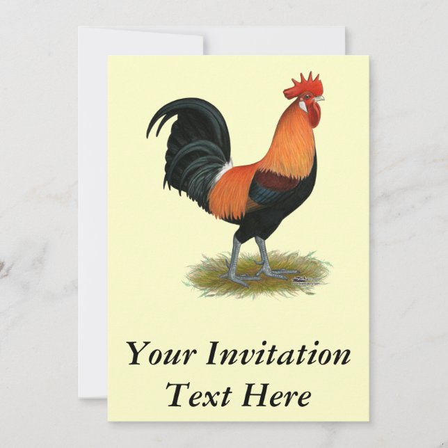 Invitación Rooster de Penedesenca (Anverso)