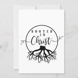 Invitación Rootado en Cristo