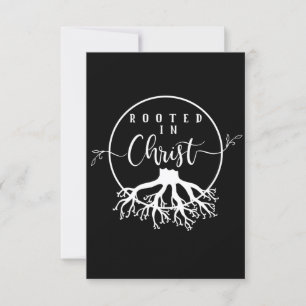 Invitación Rootado en Cristo