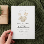 Invitación Ropa de bebé de invierno Género Baby Shower neutra<br><div class="desc">Ropa de bebé de invierno Género Baby Shower neutral</div>