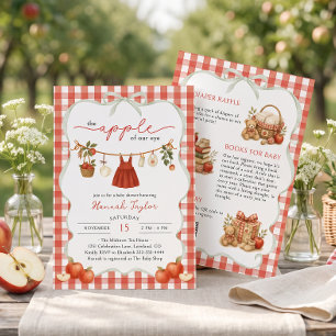 Invitación Ropa de Bebé en la Tendedería Fiesta de Baby Showe