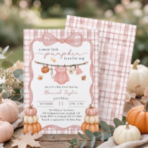 Ropa de bebé Little Pumpkin Clothesline Otoño Niña