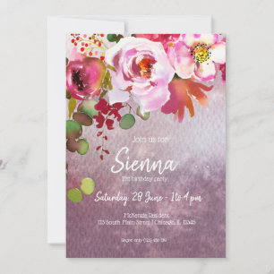 Invitación Ropa de flores para todas las ocasiones