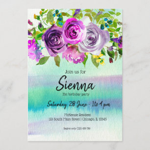 Invitación Ropa de flores para todas las ocasiones