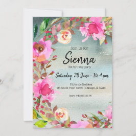 Invitación Ropa de flores para todas las ocasiones