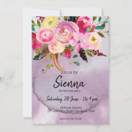 Invitación Ropa de flores para todas las ocasiones