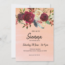 Invitación Ropa de flores para todas las ocasiones