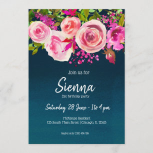 Invitación Ropa de flores para todas las ocasiones