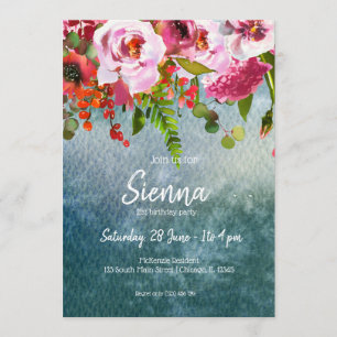 Invitación Ropa de flores para todas las ocasiones