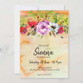 Invitación Ropa de flores para todas las ocasiones