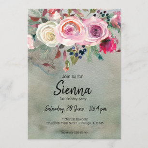 Invitación Ropa de flores para todas las ocasiones