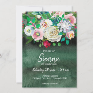 Invitación Ropa de flores para todas las ocasiones