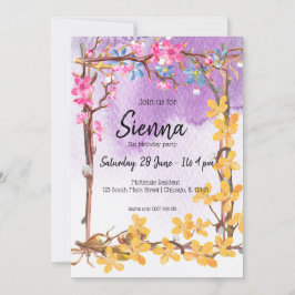 Invitación Ropa de flores para todas las ocasiones