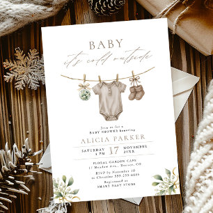 Invitación Ropa de invierno para bebé Baby It's Cold Outside