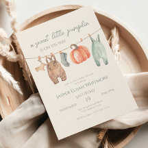 Ropa de Otoño Little Pumpkin Niño Baby Shower