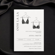 Ropa Interior para Novia Ducha Minimalista Moderna