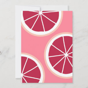 Invitación Ropa rosa de pomelo