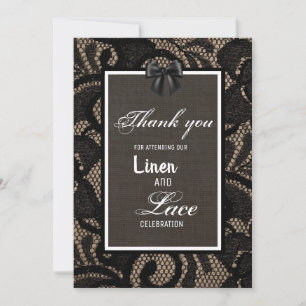 Invitación Ropa y encaje