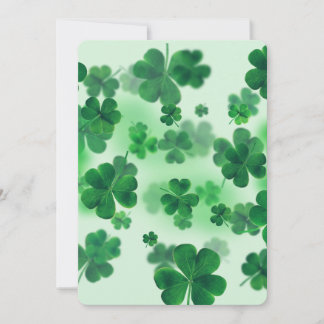 Invitación Ropas en el Pastel Verde