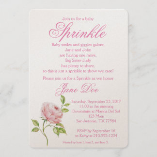 Invitación Rosa