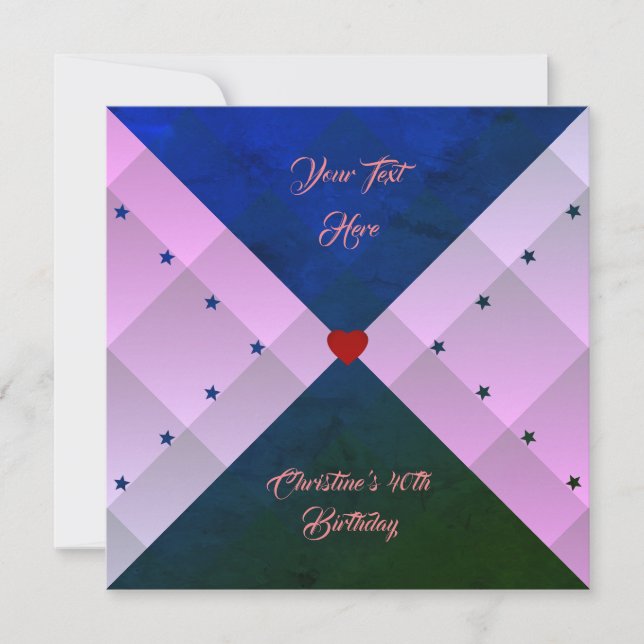 Invitación Rosa (Anverso)