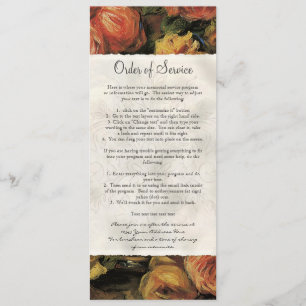 Invitación Rosa amarillo coralino impresionista celebración